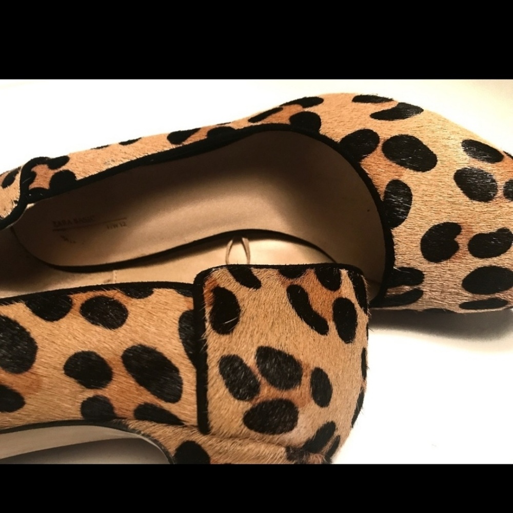 Zara Leopard Shoes